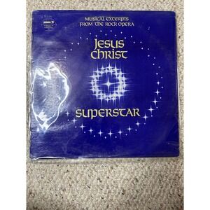 Jesus Christ Superstar Musical Excerpts Rock Opera Vinyl Record‎